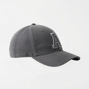 Gorra de Béisbol Unisex Gris con Letra A Bordada en 3D en el Panel Frontal, Gorra Casual Ajustada de 6 Paneles - Product Image 3