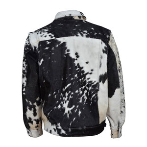 Veste en cuir véritable de vache vintage décontractée pour homme, nouvelle collection hiver, avec poche zippée, respirante et coupe-vent, idéale pour la moto - Product Image 2