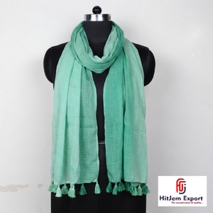 Lightweight Solid Color <b>Scarf</b> Material Mill for Cotton Viscose Polyester Blends B2B Wholesale Private Label Production - Product Image 4