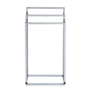 Support à serviettes compact en métal avec rails suspendus à plusieurs niveaux, meuble de salle de bain idéal pour l'organisation des petits espaces - Product Image 4