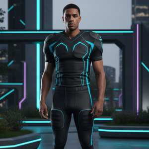 Professional American football uniform custom stitched tackle twill football jersey high <b>school</b> team practice uniform - Product Image 5