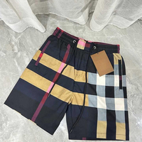 Nouveauté : Shorts de bain de créateur de haute qualité pour hommes et femmes, logo personnalisé, séchage rapide, imprimé palmiers, tissu toile 100% polyester