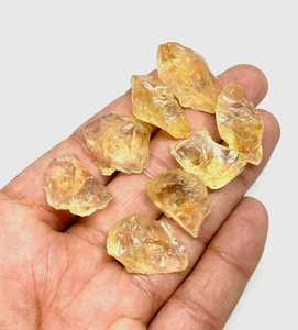 <b>Raw</b> Citrine <b>Crystals</b> Natural Yellow Gemstone Rough Stone Golden Quartz Healing Stone For Jewelry Making Bulk Supply - Product Image 6