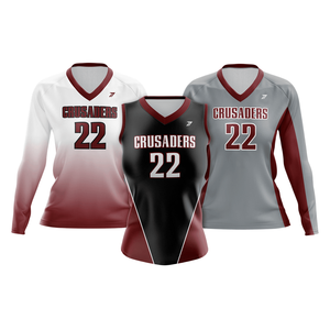 Game Day <b>Volleyball</b> Uniform Women Adult Heavy Duty Polyester Custom Name Number Team Color Bulk Order Wholesale Jersey Factory - Product Image 1