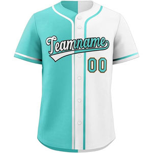 Camisetas de Béisbol Unisex para Equipos Profesionales, Colores Personalizables, Ligeras y Resistentes, 100% Poliéster, Ropa Deportiva Transpirable, Precio Económico, OEM - Product Image 1