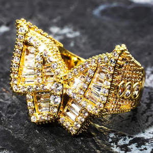 Bague Hip-Hop de Luxe en Argent pour Homme avec Moissanite – Design Urbain Tendance, Bijou Audacieux pour Mariage - Product Image 6