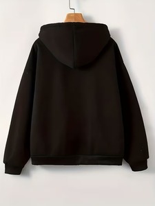 Sudaderas con Capucha Personalizadas con Estampado Puff para Mujer, Sudaderas Extra Grandes Lisas - Product Image 6