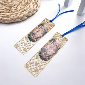 Customized photo etched bookmark with UV Printed