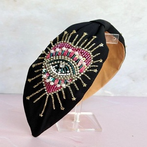 Luxury Fashion Seed Beads Hairband For Girls Daily Wear Accessories Beautiful <b>Beaded</b> Embroidery Hairband With Ethnic Handmade - Product Image 5