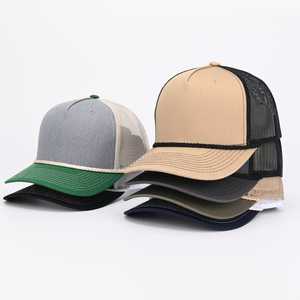 Wholesale Newest Design Trucker Hat Summer Comfortable 5 Panel Mesh <b>Back</b> Top Quality Customized Trucker Hat with Custom Label - Product Image 2