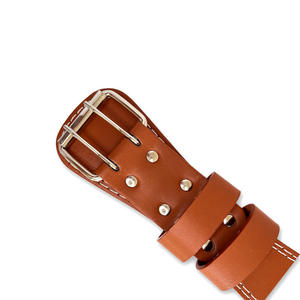 Cinturón de Levantamiento de Pesas Ajustable de Cuero Genuino PU Personalizado al por Mayor para Protección de Cintura en Gimnasio - Product Image 4