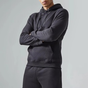 <b>Cheap</b> Price Men's Plus Size Hoodie Short Sets High Quality Fleece Breathable Adjustable Contrast Color 100% Cotton for Casual - Product Image 3