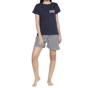 Último diseño de camiseta de gran tamaño y pantalones cortos de motorista para mujer de alta calidad 2025 conjunto de mujer ropa informal cuello redondo manga corta - Product Image 1