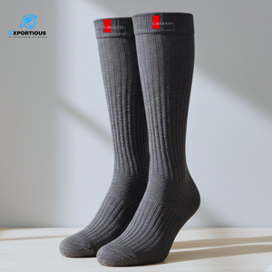 Men Knee High <b>Socks</b> Cotton <b>Long</b> <b>Socks</b> Custom Logo Breathable Stretch Over The Knee <b>Socks</b> - Product Image 1