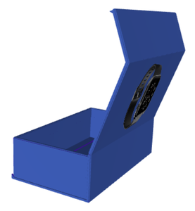 Caja de Regalo Magnética Premium TH CBB-063 para Relojes, Estructura Rígida Plegable, Materiales Reciclados, Laminación Mate, Grabado en Relieve - Product Image 6