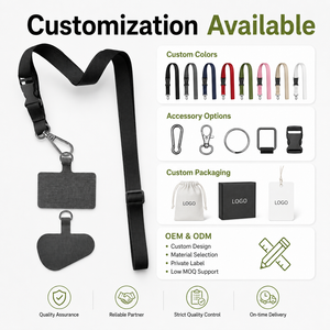 Sangle de téléphone portable universelle réglable avec cordon d'épaule du fabricant, marque YH, longueur 120 cm pour téléphone - Product Image 6