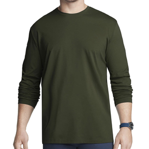 High Quality <b>Men's</b> Cotton <b>Long</b> <b>Sleeve</b> <b>T</b> <b>shirt</b> Solid Color Blank <b>Long</b> <b>Sleeve</b> <b>Men</b> <b>T</b> <b>shirt</b> Custom logo <b>Long</b> <b>Sleeve</b> <b>T</b> <b>Shirt</b> - Product Image 2
