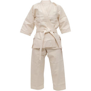 Uniforme de karaté noir pour adultes unisexe, 100% coton, durable, coupe classique, ceinture blanche incluse - Product Image 5
