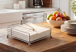 Porte-serviettes et organiseur de mouchoirs en métal moderne pour table à manger, support à serviettes en métal de haute qualité - Product Image 2