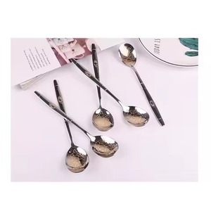 Daily Use Metal Coffee Tea Spoon Stainless Steel Sugar Stirring Spoon Dessert Cutlery Dining Table - Product Image 6