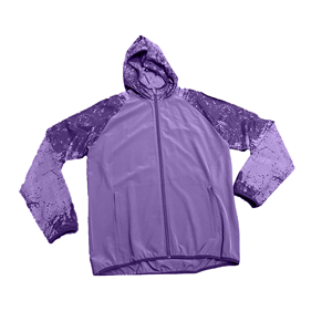 Veste en polaire à capuche pour homme, couleur unie, fermeture éclair, style décontracté, automne, manches régulières, matière polyester - Product Image 1