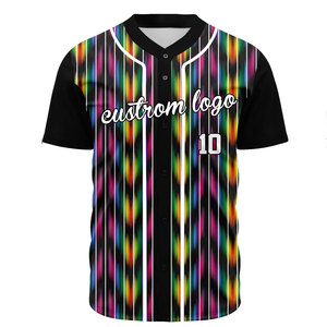 Wholesale High Quality Sublimation Printed logo Softball Jersey Shirt Custom Football <b>Baseball</b> Shirt Softball Uniform - Product Image 4