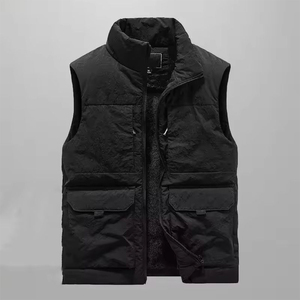 Men’s Insulated <b>Utility</b> Puffer <b>Vest</b> Sherpa Fleece Lined Multi Pocket Tactical Work <b>Vest</b> Windproof Outdoor Winter OEM - Product Image 2