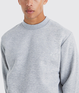 Sweat-shirt pour homme surdimensionné OEM, 100% coton, broderie personnalisée, streetwear, respirant, confortable, vente en gros de sweat-shirts pour homme - Product Image 3
