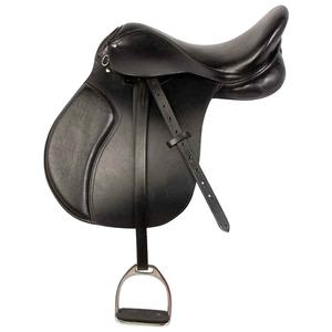 Bordas de cuero reforzadas que previenen el desgaste durante la montura extrema al aire libre. Silla de montar de cuero para caballos. - Product Image 3