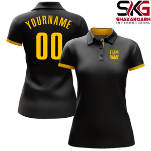 Polo de golf personnalisé respirant en maille, manches courtes, avec nom, numéro et impression d'équipe, tenue de club - Product Image 6