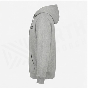 เสื้อฮู้ดผู้ชาย North Approach สีเทา ผ้าฝ้ายเฟรนช์เทอร์รี่ สไตล์ลำลอง มีกระเป๋าหน้า ทรงปกติ เหมาะสำหรับใส่ในฤดูใบไม้ร่วง - Product Image 3