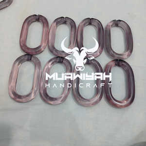Chaîne de maillons en résine écologique sur mesure, décoration murale traditionnelle de luxe pour la maison et le bureau, artisanat MUAWIYAH - Product Image 2