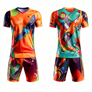 Basketball Sports Outfit Set Athletic Jersey And Shorts <b>Cooling</b> Material Custom Name Number And Team Graphics - Product Image 2