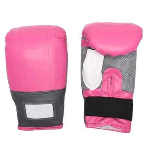 Gants d'entraînement de boxe en cuir rose avec fermeture éclair complète au poignet, respirants, unisexes, design à doigts complets, protection UV WARPRO INDUSTRY - Product Image 1