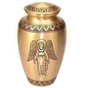 Urna de cremación conmemorativa con incrustaciones de mariposa de madre perla, urna funeraria de Metal para adultos, revestimiento de laca de alta calidad - Product Image 5