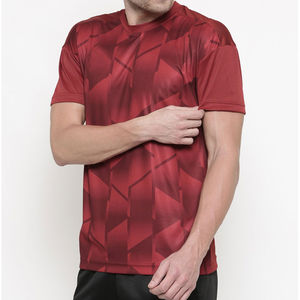 เสื้อยืดผู้ชายพรีเมียม ผ้าฝ้าย 100% ระบายอากาศ แห้งเร็ว เป็นมิตรกับสิ่งแวดล้อม พิมพ์ลายแบบซับลิเมชั่น ผ้าฟลีซ 300 กรัม ทรงปกติ สั่งทำได้ - Product Image 3