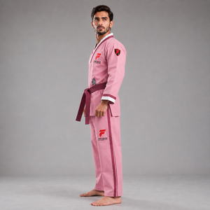 Combinaison de taekwondo double V premium offrant une excellente mobilité, un port confortable et des performances durables pendant l'entraînement. - Product Image 3