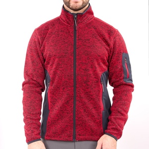 Chaqueta de Forro Polar Melange de Alta Calidad Personalizada para Hombre, Ideal para Senderismo al Aire Libre - Product Image 4