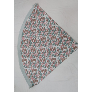 Handmade Boho Floral <b>Round</b> <b>Table</b> <b>Cloth</b> Eco-Friendly Reusable Customizable Elegant Cotton Jaipur Hand Block Printed Durable - Product Image 1