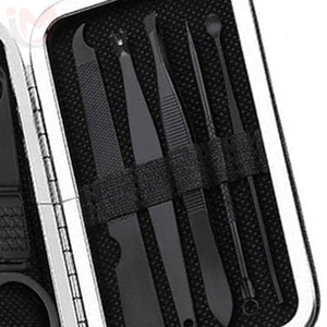 Professional Classic Luxurious Nail Care Set 8 in 1 Manicure Pedicure Stainless Steel Beauty Tools Kit with Bag - Product Image 3