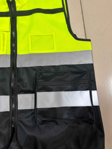 Lightweight High Visibility Reflective Safety <b>Vest</b> for <b>Men</b> Casual Style Waterproof & Breathable Made in Pakistan Cheap Price - Product Image 3