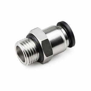 Raccord rapide en acier inoxydable, connecteur de tube à filetage mâle, pour tuyau de refroidissement d'eau, plomberie, pompe à roulement NPT, moteur - Product Image 1