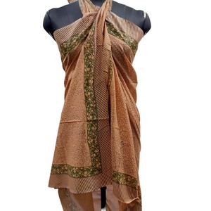 New Arrival <b>Women's</b> Cotton Sarong Wrap Beach Cover-Up <b>Skirt</b> <b>Swimsuit</b> <b>with</b> Print Pattern 1 Piece Pareo Cover-Up - Product Image 2