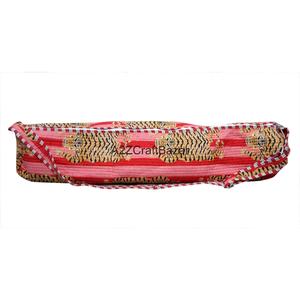 Bolso de Hombro Acolchado de Algodón con Estampado Artesanal, Estilo Bohemio Moderno, Ecológico, Transpirable y Ligero, Ideal para Yoga, Playa o Fin de Semana - Product Image 6