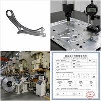 Plaque de base de robot industriel, estampage métallique personnalisé, aluminium A5052, précision au niveau du micron, certifié CE, haute production