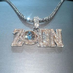 Designer Hip Hop Pendant with Chain | 925 Sterling Silver | Fine Jewelry Supplier - Product Image 1