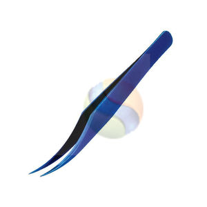 Pinzas de Precisión Profesional de Acero Inoxidable para Extensión de Pestañas, Logotipo Personalizado, Punta Recta, Punta Curva, Punta Puntiaguda Elite - Product Image 2