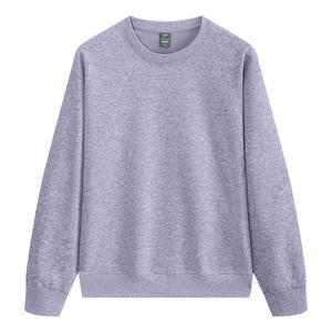 เสื้อสเวตเชิ้ตคอกลมแบบยูนิเซ็กซ์ ทรงปกติ สีพื้น ผ้าถัก สไตล์ลำลอง สีเบจ แขนยาว - Product Image 5