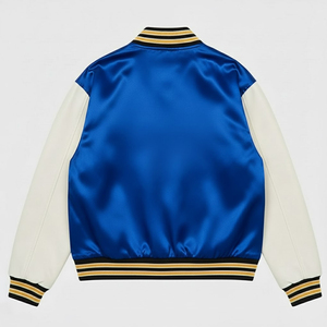 Lightweight Fashion Outerwear Daily Wear And Street Style <b>Men</b> Satin <b>Jackets</b> High Quality <b>Men</b> Satin <b>Varsity</b> <b>Bomber</b> <b>Jacket</b> - Product Image 2