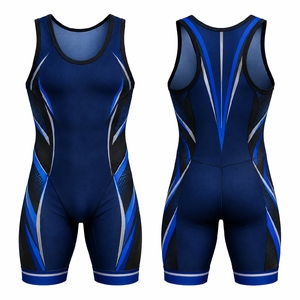 Premium Wrestling <b>Singlets</b> Men Youth Custom Printed Sportswear for Wrestling Competition and Training Wholesale - Product Image 2